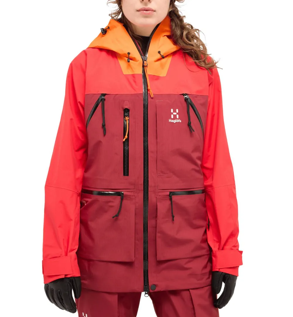 Haglöfs Women's Vassi Gore-Tex Pro Jacket Carmine Red/Bright Red Outlet