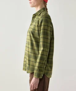 Haglöfs Women’s Virke Flannel Shirt Seaweed Green/olive Green