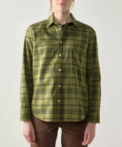 Haglöfs Women’s Virke Flannel Shirt Seaweed Green/olive Green