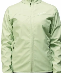 Halti Women's Wedge Softshell Jacket Smoke Green Outlet