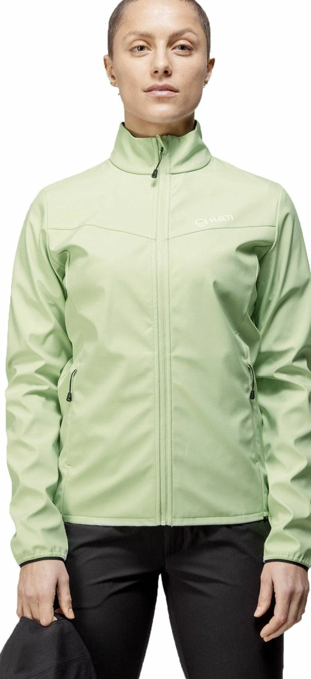 Halti Women's Wedge Softshell Jacket Smoke Green Outlet