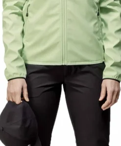 Halti Women's Wedge Softshell Jacket Smoke Green Outlet