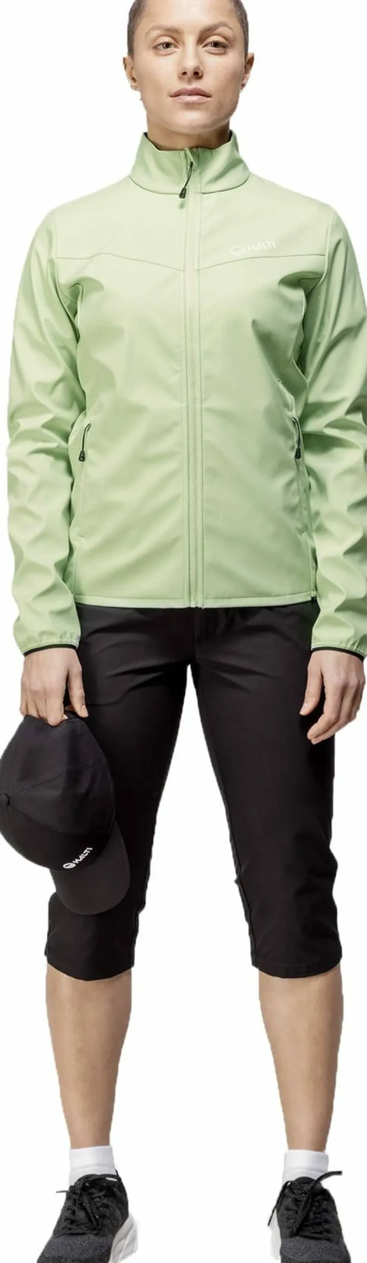 Halti Women's Wedge Softshell Jacket Smoke Green Outlet