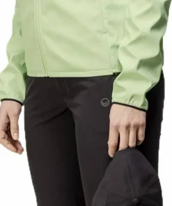 Halti Women's Wedge Softshell Jacket Smoke Green Outlet