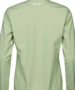 Halti Women's Wedge Softshell Jacket Smoke Green Outlet