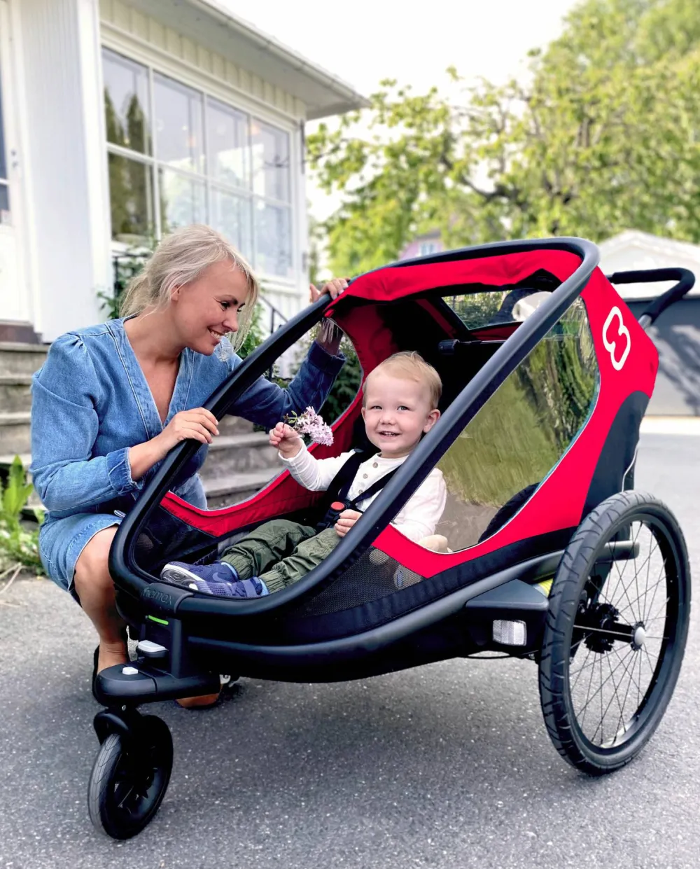 New Outback (+ Bicycle Arm & Stroller Wheel) Barn Barnvagnar & Transport|Cykel