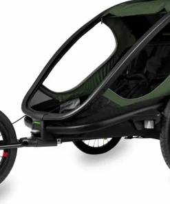Hamax Outback (+ Bicycle Arm & Stroller Wheel) Green/black Outlet