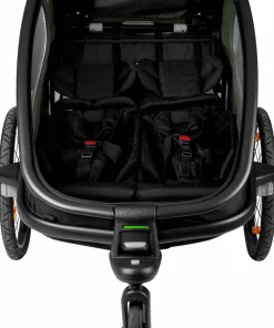 Hamax Outback (+ Bicycle Arm & Stroller Wheel) Green/black Outlet