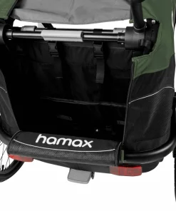 Hamax Outback (+ Bicycle Arm & Stroller Wheel) Green/black Outlet