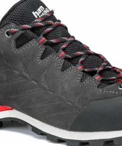 Hanwag Men's Makra Pro Low Gore-Tex Asphalt/Red Hot