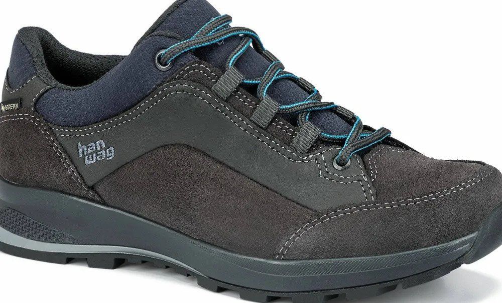 Hanwag Women's Banks Low Lady Gore-Tex Asphalt/Ocean Online