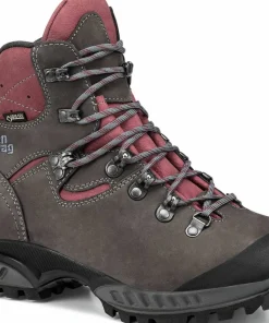 Hanwag Women's Tatra II Wide Lady Gore-Tex Asphalt/Dark Garnet New