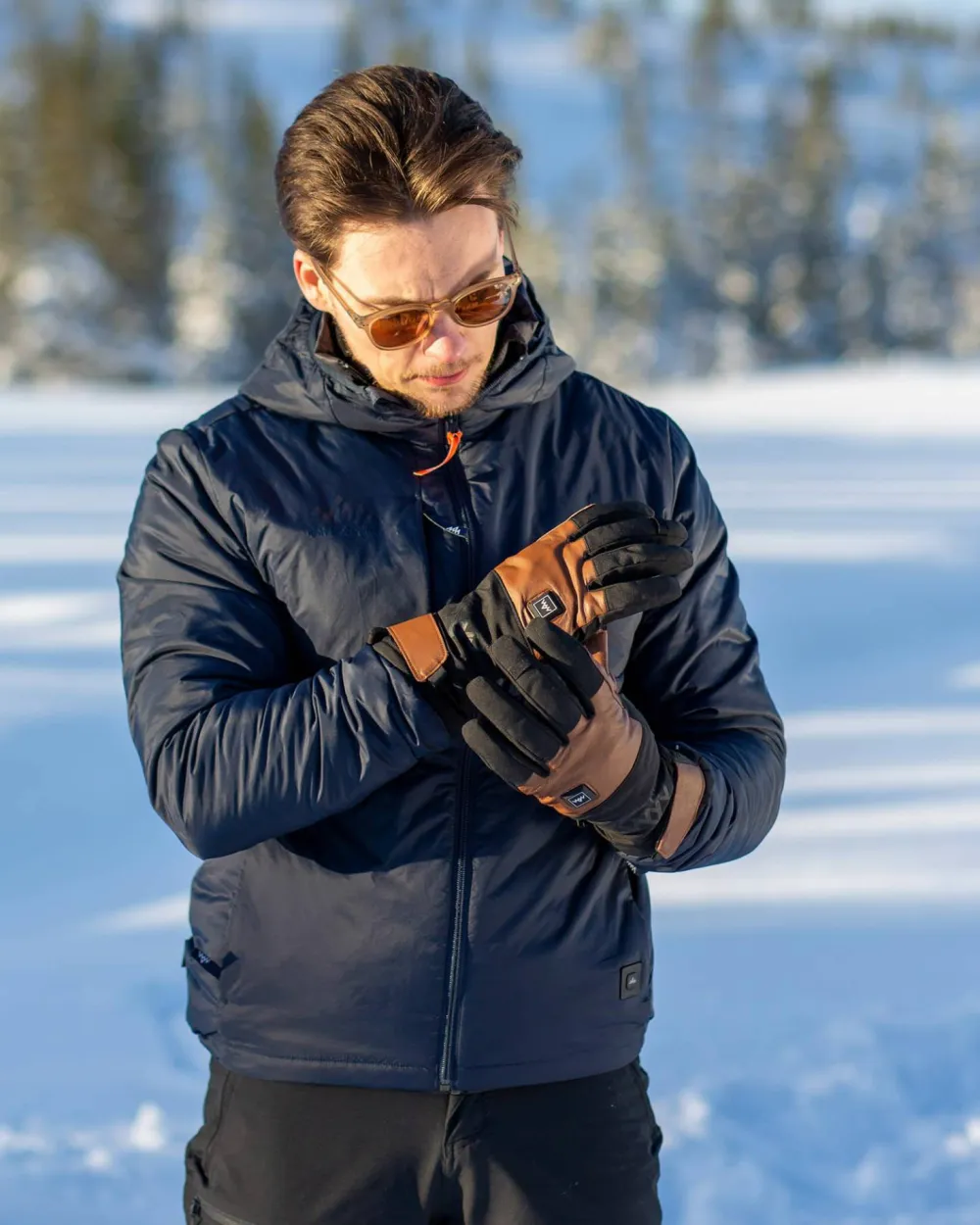 Heat Experience Heated Outdoor Gloves Black Discount