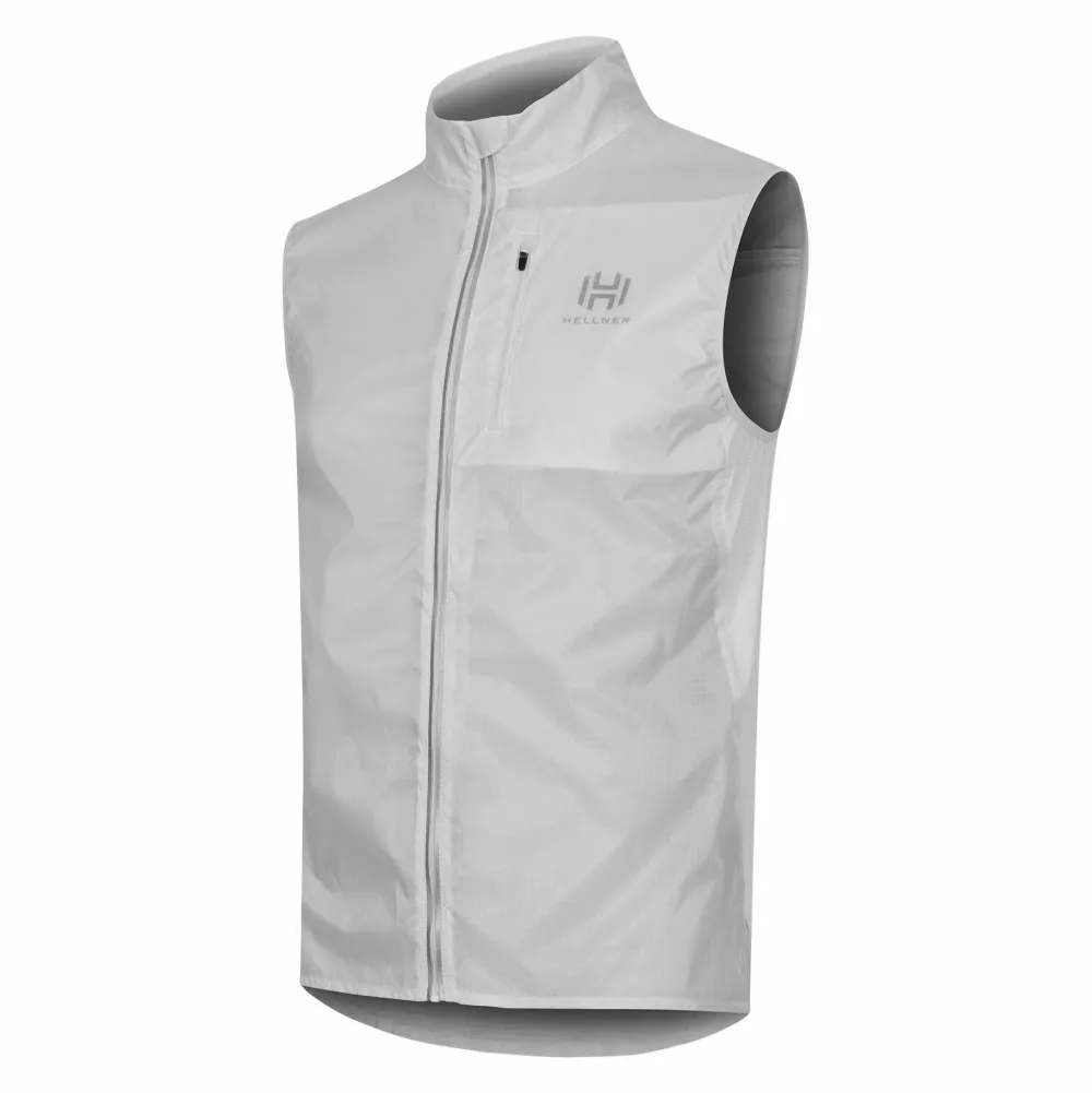 Hellner Biekkus Wind Vest Men's Nimbus Cloud Best