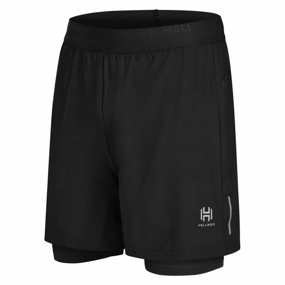 Hellner Kelva 2-in-1 Shorts Men's Black Beauty/Black Beauty