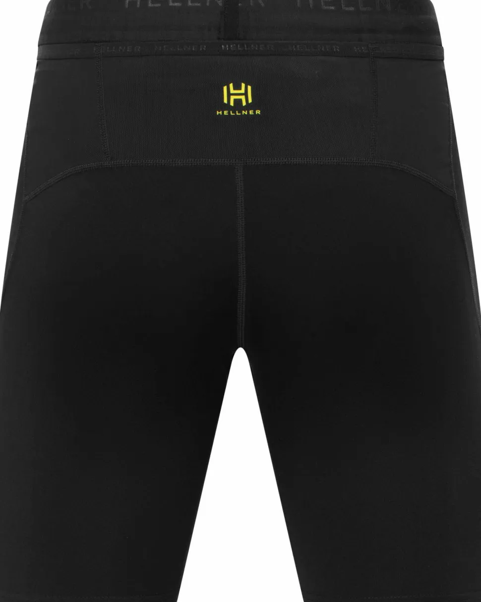 Hellner Men's Compression Short Tights Black Beauty