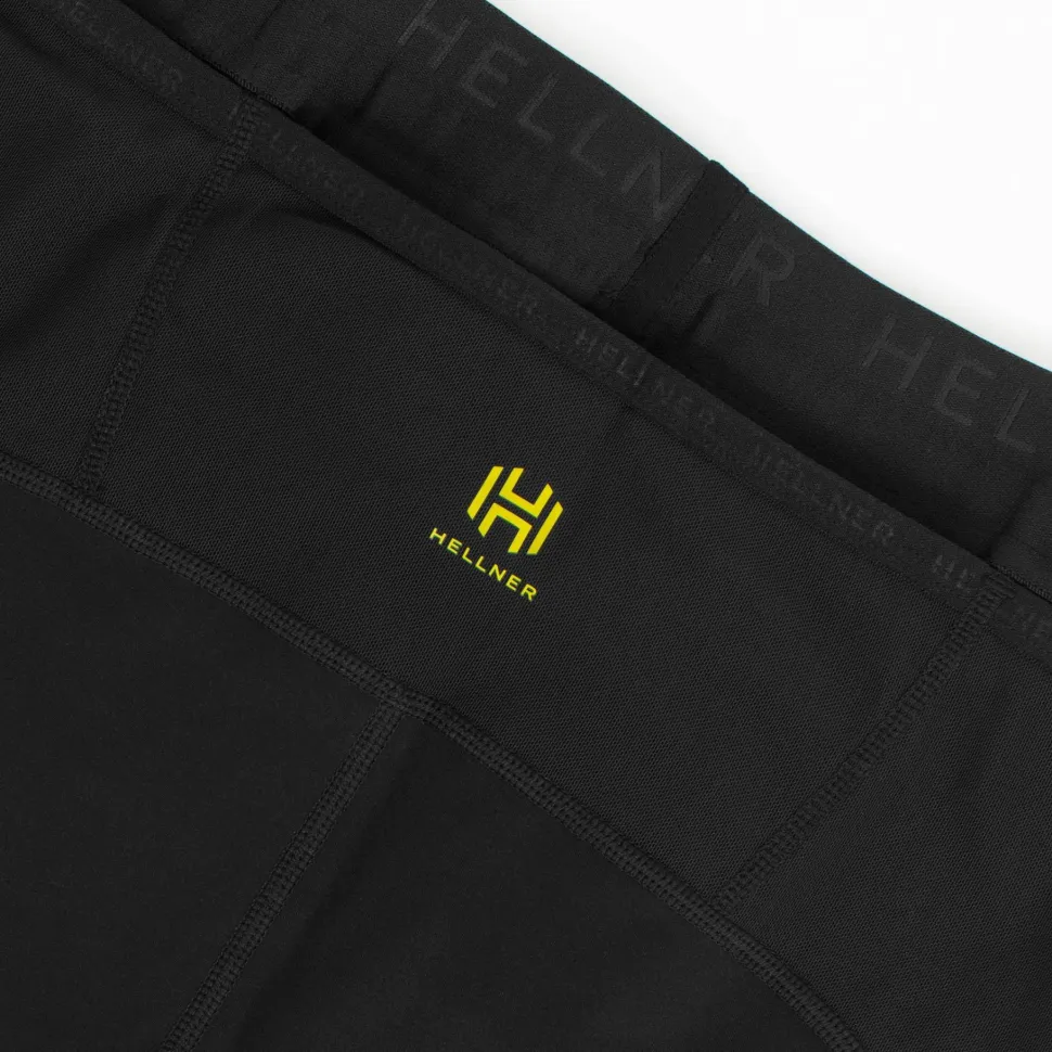 Hellner Men's Compression Short Tights Black Beauty