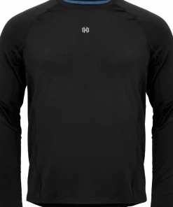 Hellner Men's Core Running Rn Long Sleeve Tee Black Beauty Hot