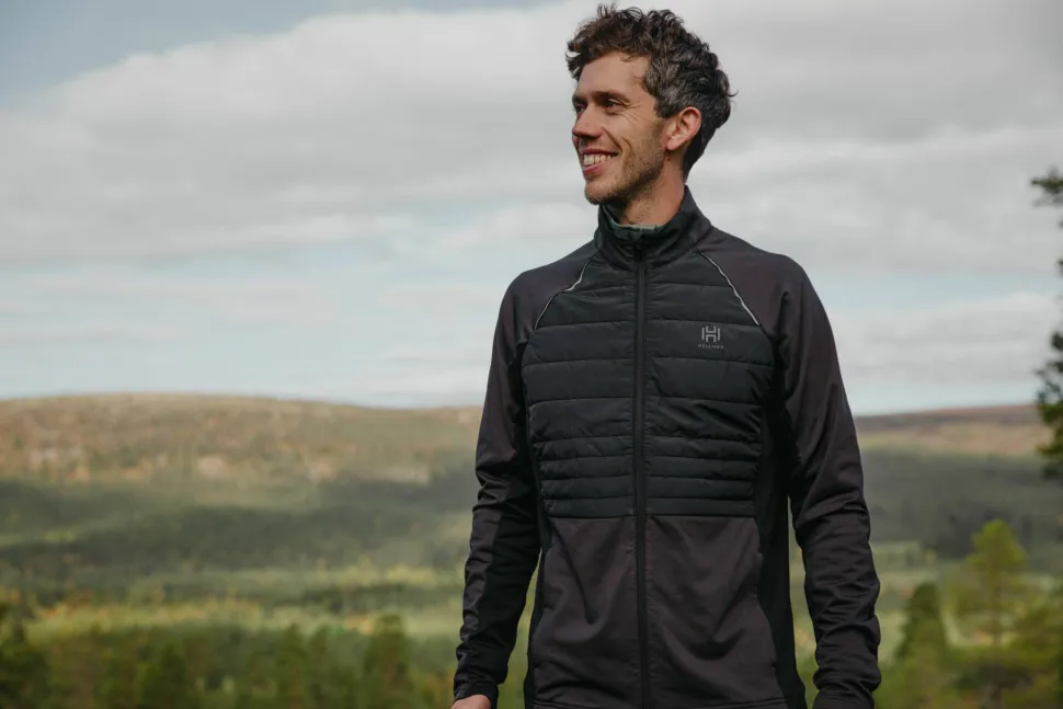 Hellner Men's Hirvas Hybrid Jacket Black Beauty/Phantom