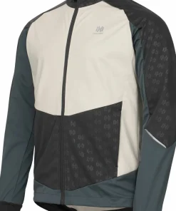 Hot Men's Sårjås XC Ski Jacket Stormy Weather/Asphalt/Off White Träningskläder Herr