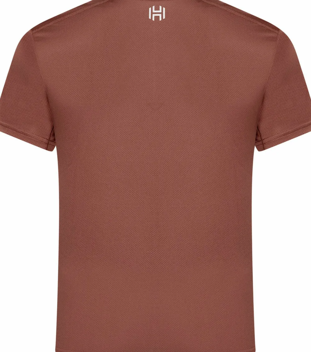 Hellner Men's Tossis Mesh Tee Chutney