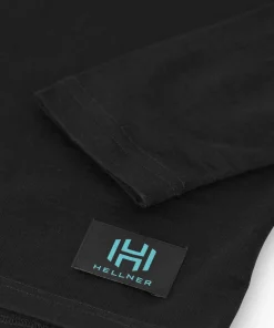Hellner Men's Wool Warm Base Layer Long Sleeve Black Beauty Hot