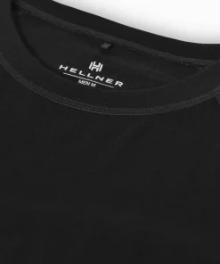 Hellner Men's Wool Warm Base Layer Long Sleeve Black Beauty Hot