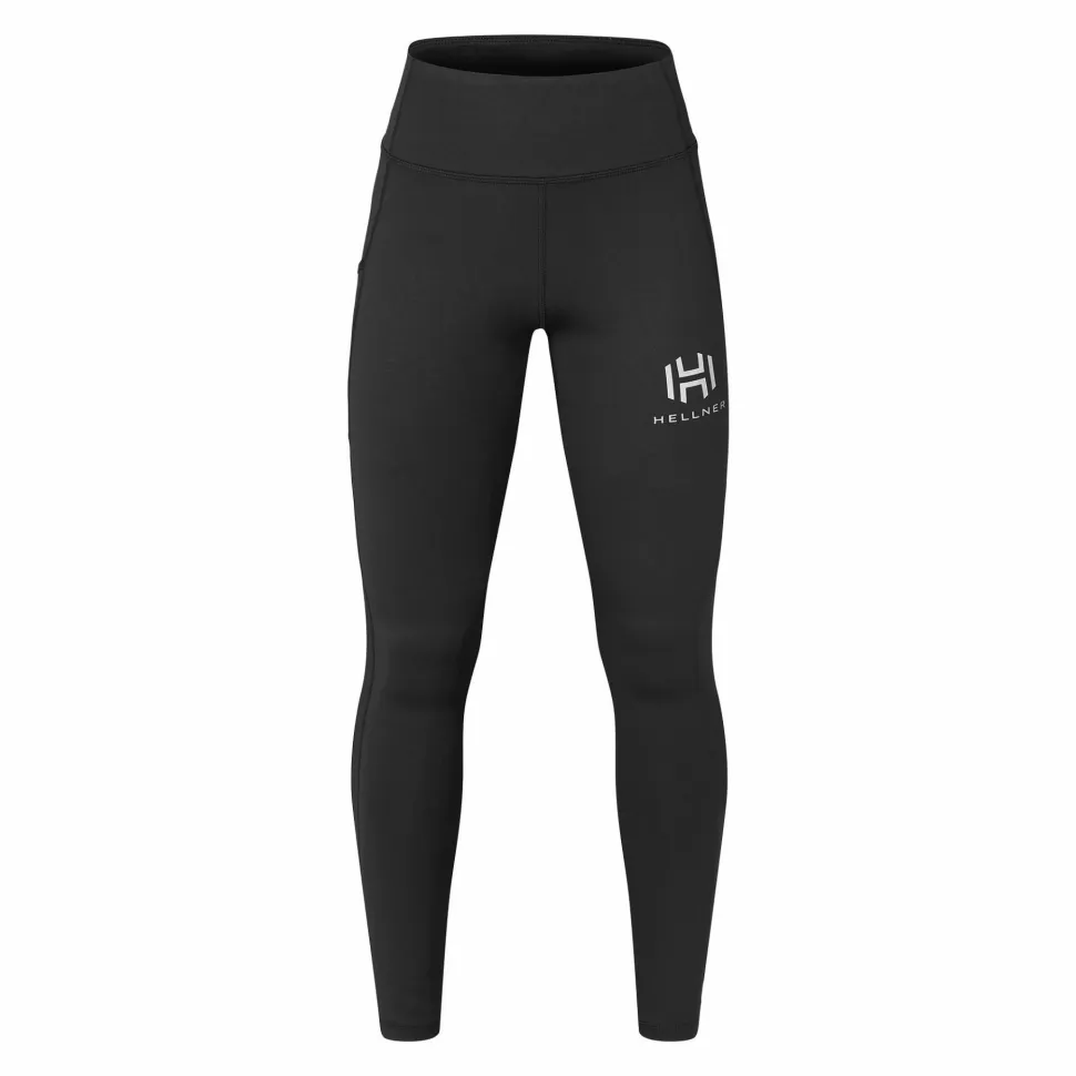 Hellner Mustavaara Running Tights Women Jet Black