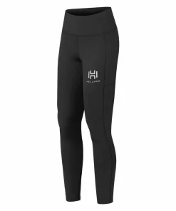 Hellner Mustavaara Running Tights Women Jet Black