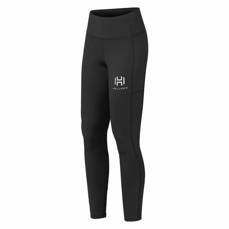 Hellner Mustavaara Running Tights Women Jet Black