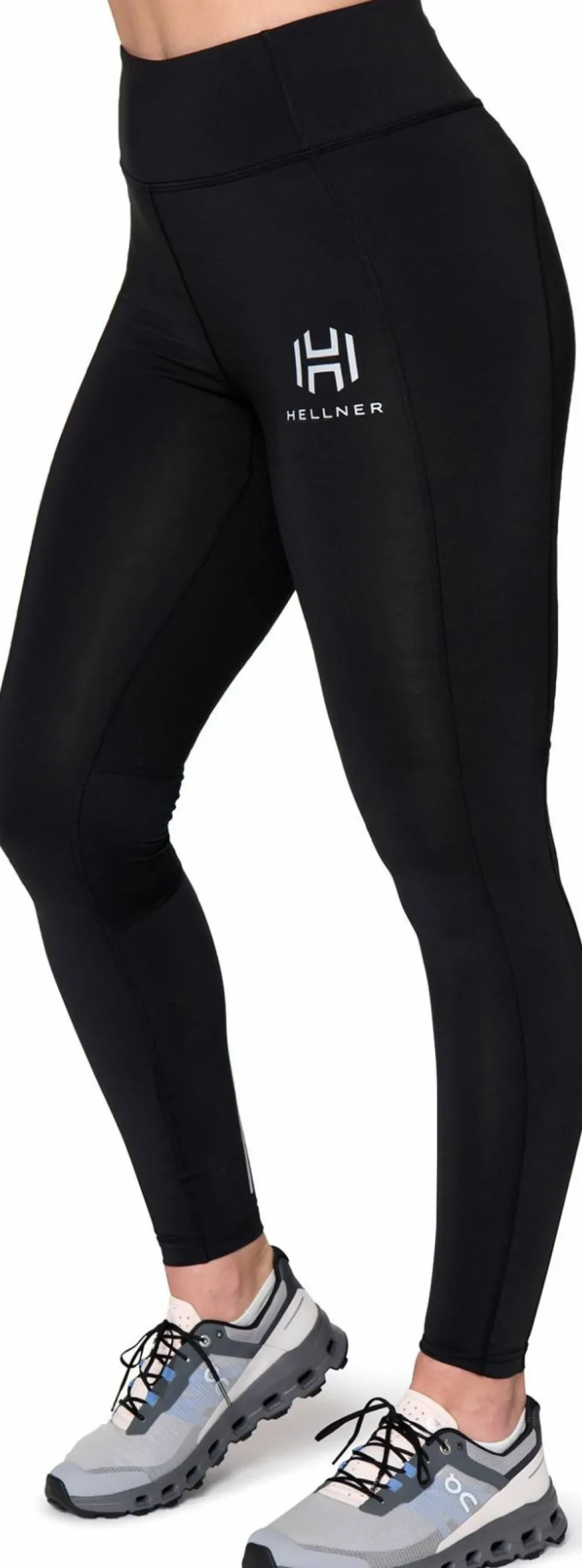 Hellner Mustavaara Running Tights Women Jet Black