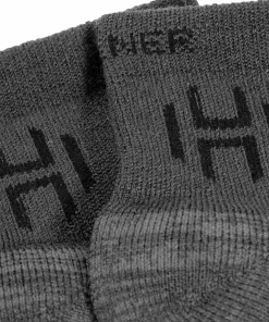 Hellner Running Mid Sock Asphalt Sale