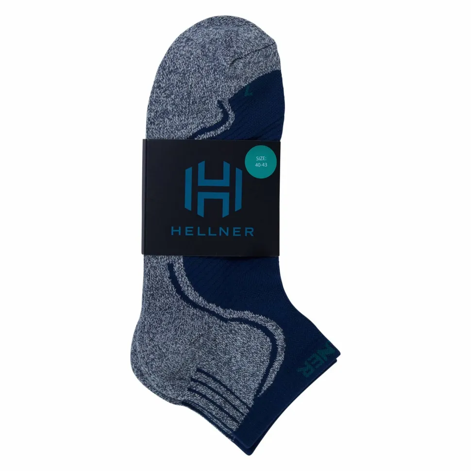 Hellner Shaftless Tech Run Sock Dress Blues