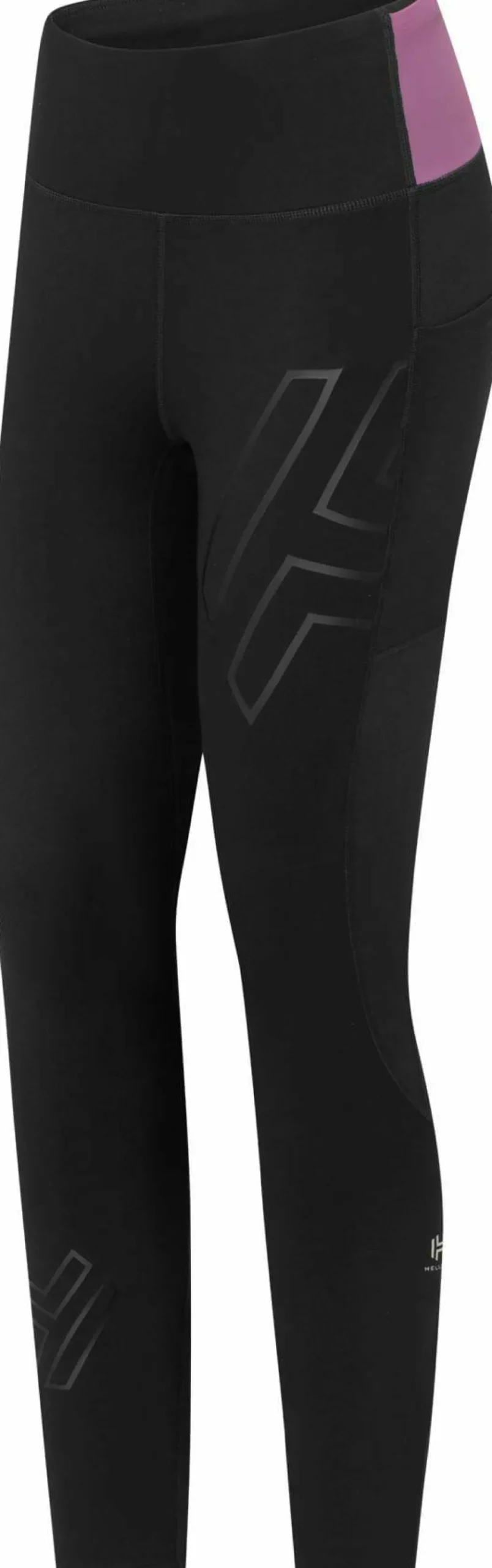 Hellner Women's Compression Full Length Tights Black Beauty New