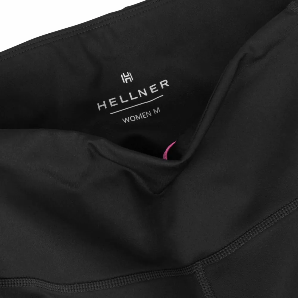 Hellner Women's Compression Full Length Tights Black Beauty New