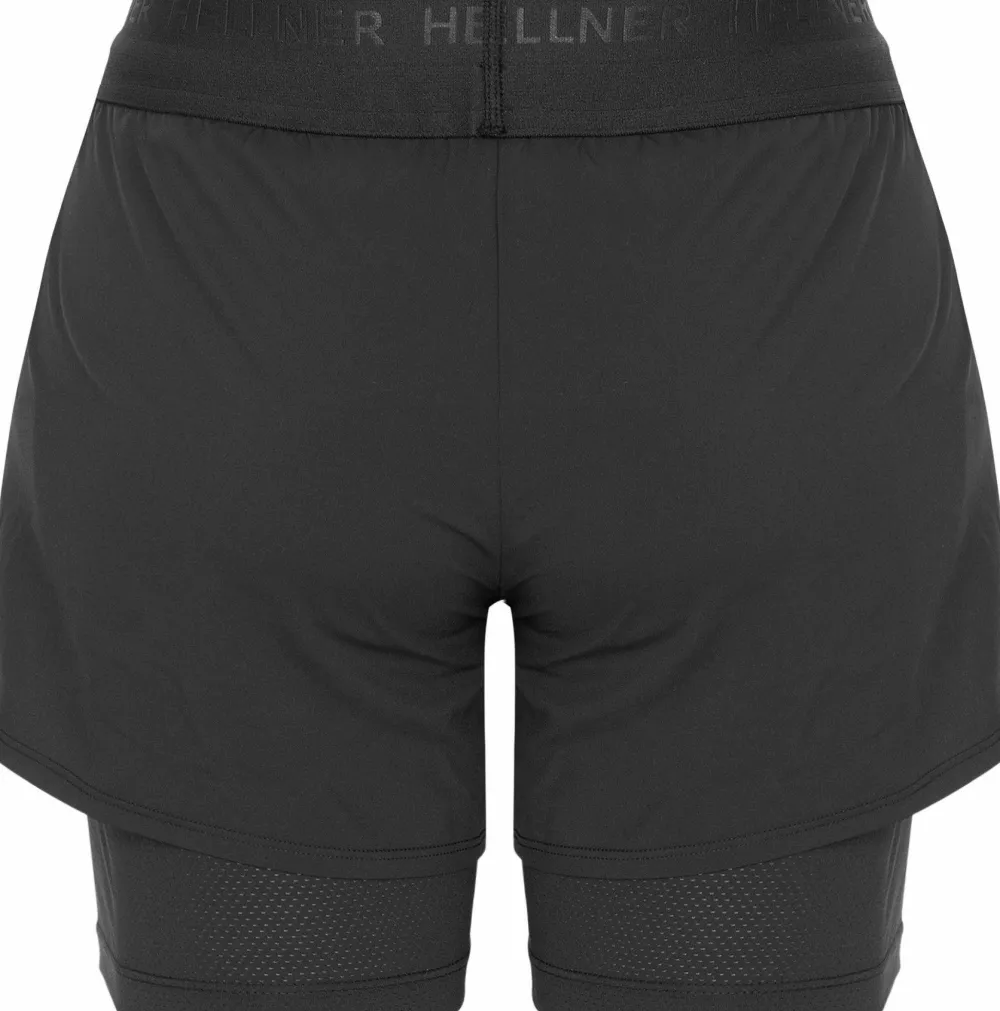 Hellner Women's Kelva 2-In-1 Running Long Tights Black Beauty/Black Beauty Outlet