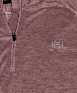 Hellner Women's Nunis Halfzip Long Sleeve Tee Rose Taupe Sale