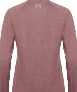 Hellner Women's Nunis Halfzip Long Sleeve Tee Rose Taupe Sale