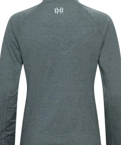 Hellner Women's Nunis Halfzip Long Sleeve Tee Stormy Weather