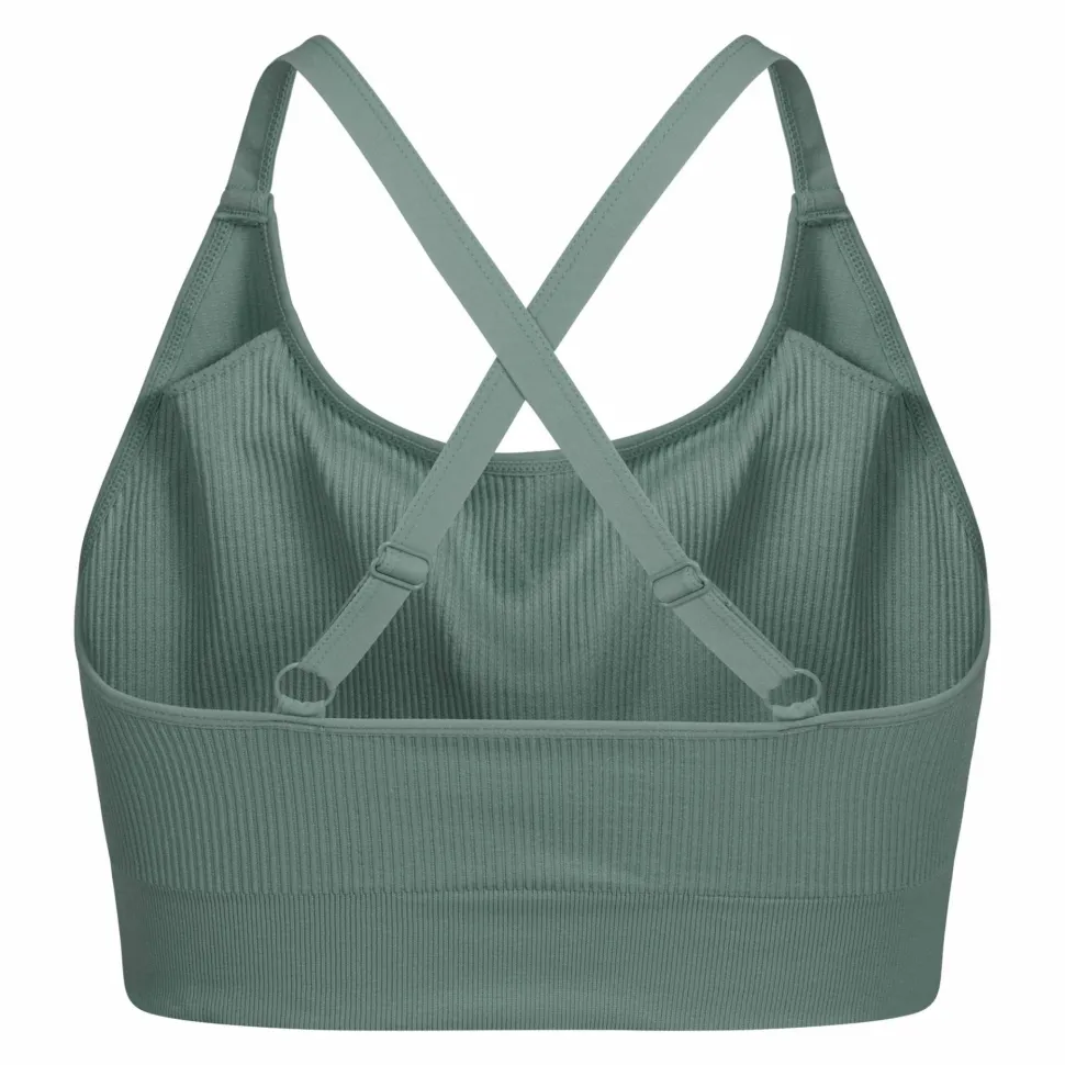 Hellner Women's Seamless Tech Sport Bra Laurel Wreath