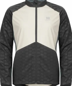 Hellner Women's Sårjås XC Ski Jacket Stormy Weather/Asphalt/Off White