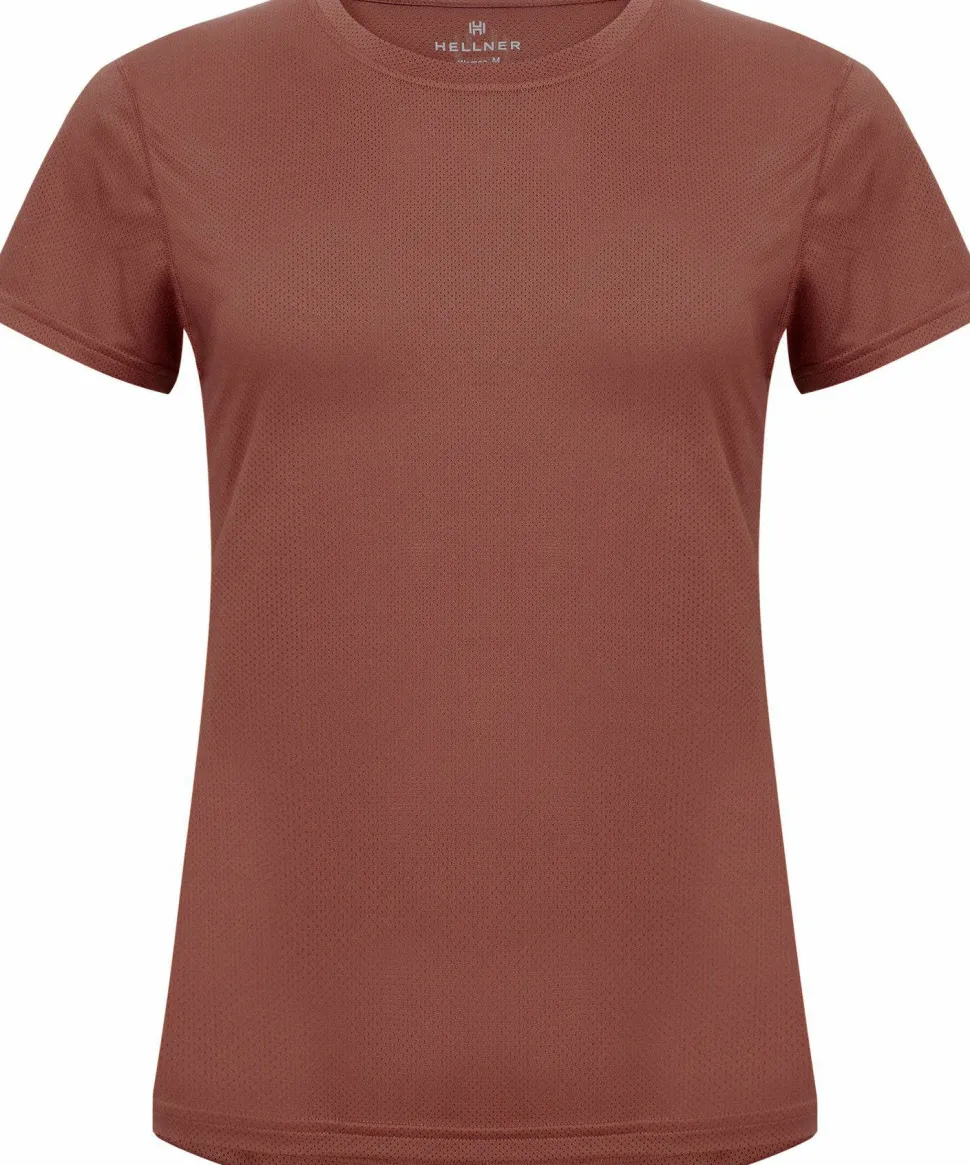Hellner Women's Tossis Mesh Tee Chutney
