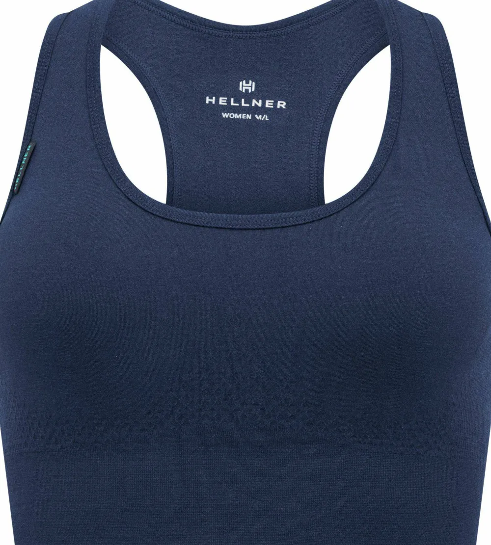 Hellner Women's Wool Tech Seamless Bra Dress Blues Clearance