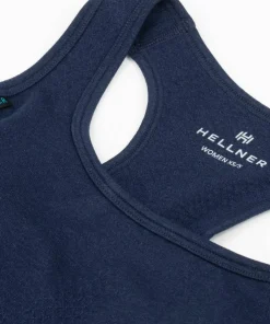Hellner Women's Wool Tech Seamless Bra Dress Blues Clearance