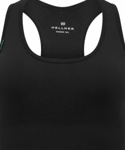 Hellner Women's Wool Tech Seamless Bra Black Beauty
