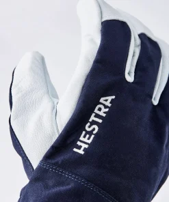 Hestra Army Leather Heli Ski 5-finger Marine