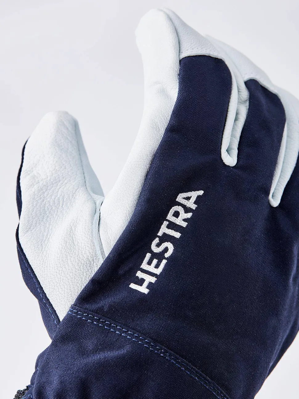 Hestra Army Leather Heli Ski 5-finger Marine