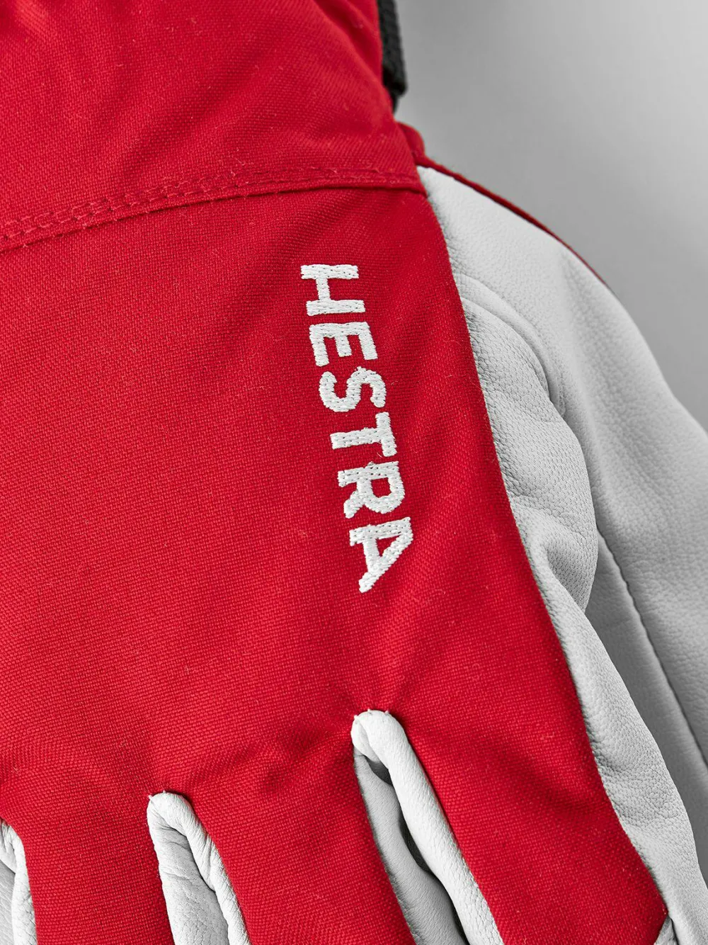 Outlet Army Leather Heli Ski 5-finger Red Skidkläder Herr|Handskar & Vantar Herr