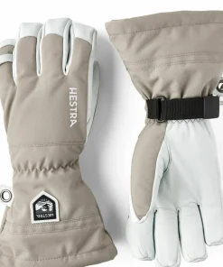 Hestra Army Leather Heli Ski 5-finger Khaki Sale