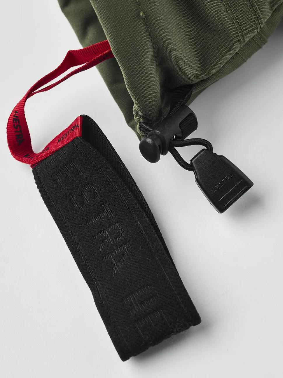 Hestra Army Leather Heli Ski 3-Finger Olive